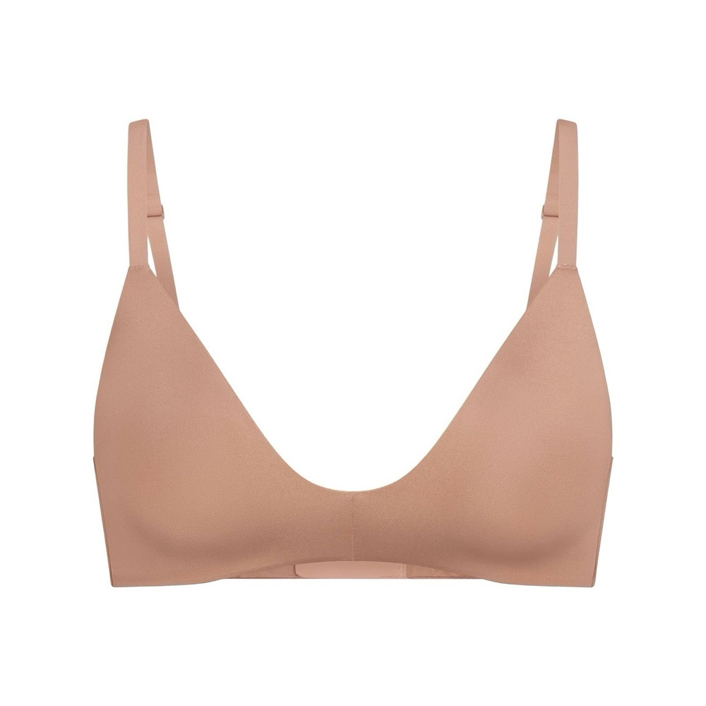Skims Wireless Form Tshirt Bra - Sienna Brown- New - 38B